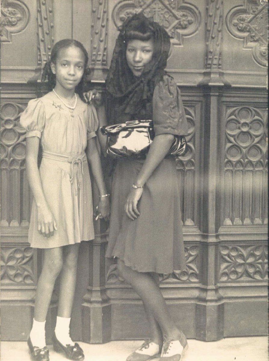 My mom died today. Joining my dad who passed away 40 days ago. She was a pretty remarkable lady. An immigrant from Cuba, she lived with the Oblate Sisters of Providence in Baltimore during college. Here (on the left) she is in Cuba in the 1930s. 