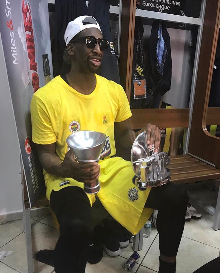 Congrats to @FBBasketbol and to my brother @EkpeUdoh for winning Euroleague and being finals MVP. Proud of you. 