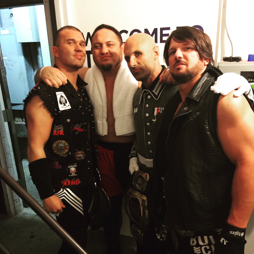 Congrats and love to my brother @SamoaJoe A beast vs a machine? I'm in! Let's hear you complain about that, internet! Triad 4 Life! 