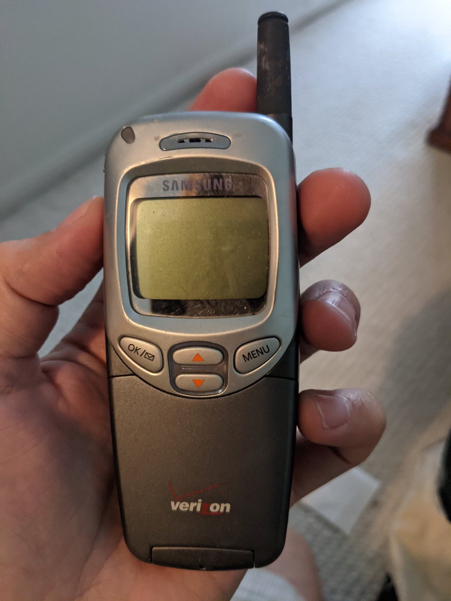 I found my high school cell phone at my mom's house

It still turns on, and I found an actual text message from 2003 