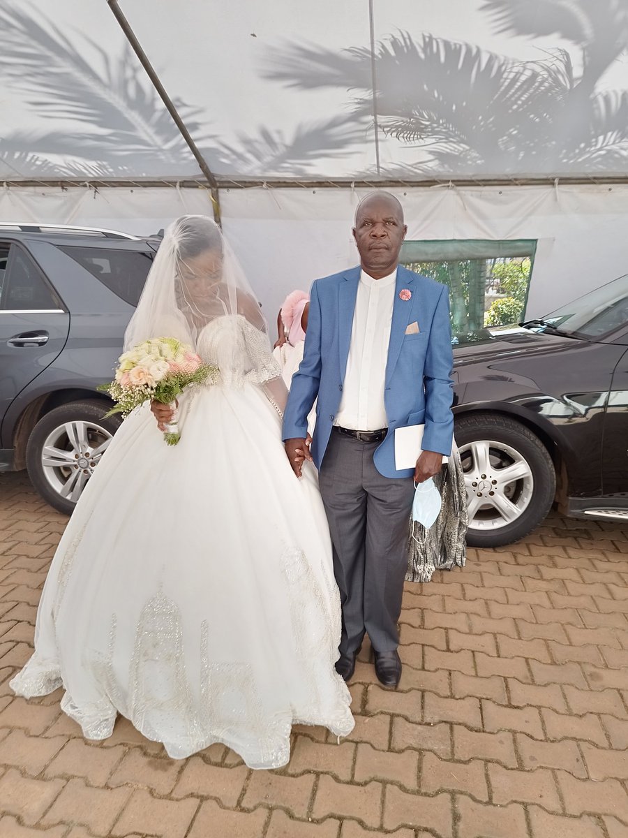 Just matched my daughter Alice Opondo into the All Saints Church Nakasero for wedding to Eng lvan Katende. Rev. Patrick Kamara is the main celebrant.@skaheru @ObothOboth @lindahNabusayi 