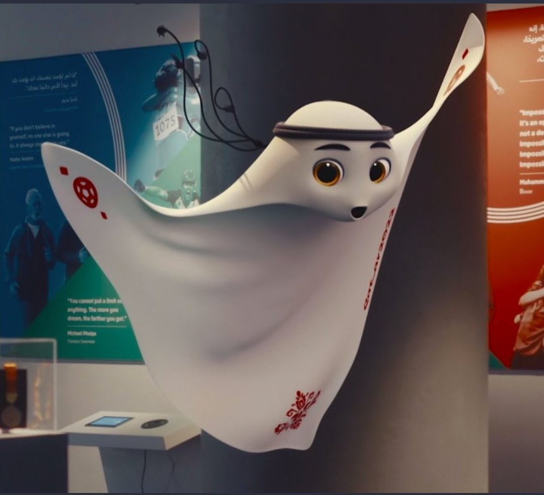 O mascote da copa é uma tapioca voadora KKKKKKKK 
