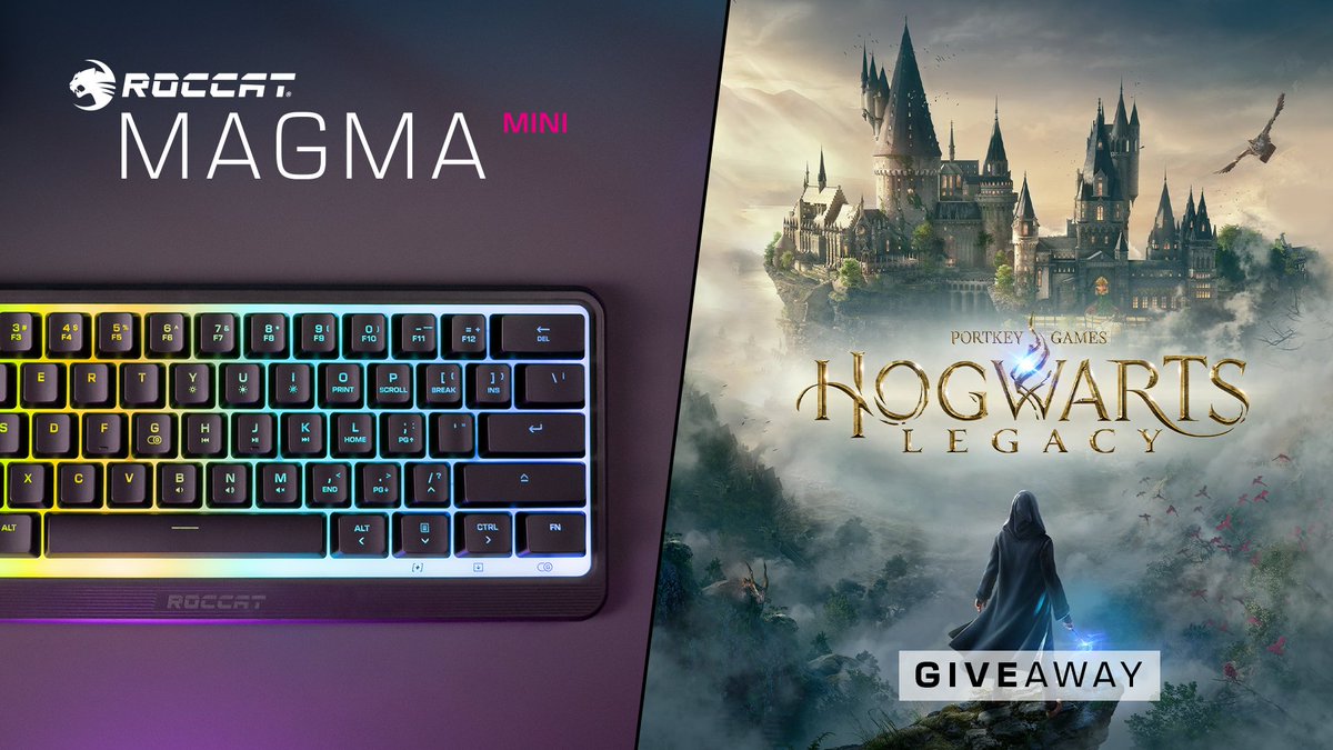 Hogwarts Legacy has arrived 🧙‍♂️

You can win a copy of the game and a Magma Mini! ⌨️

To enter, simply follow @ROCCAT, like and retweet this post and comment on which house you want to be sorted into! 
