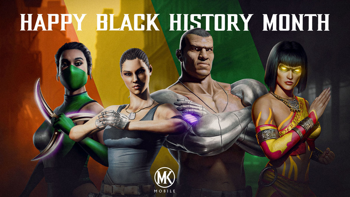 Celebrate Black History Month with some of your favorite Kombatants! #MKMobile 