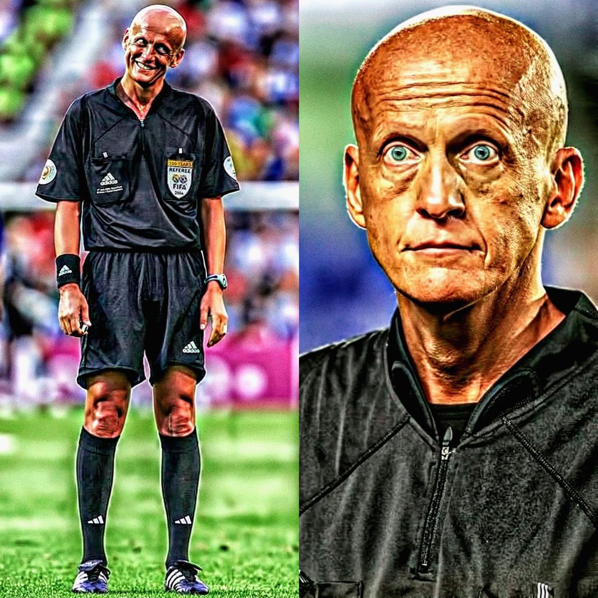 Did you know that the legendary referee Pierluigi Collina:-

◾️ The only referee who had the VAR in his eyes. 
◾️ This referee could communicate in 4 languages on the field (French, Spanish, Italian and English). 
◾️ Before each game, he studied the game and the players of the 