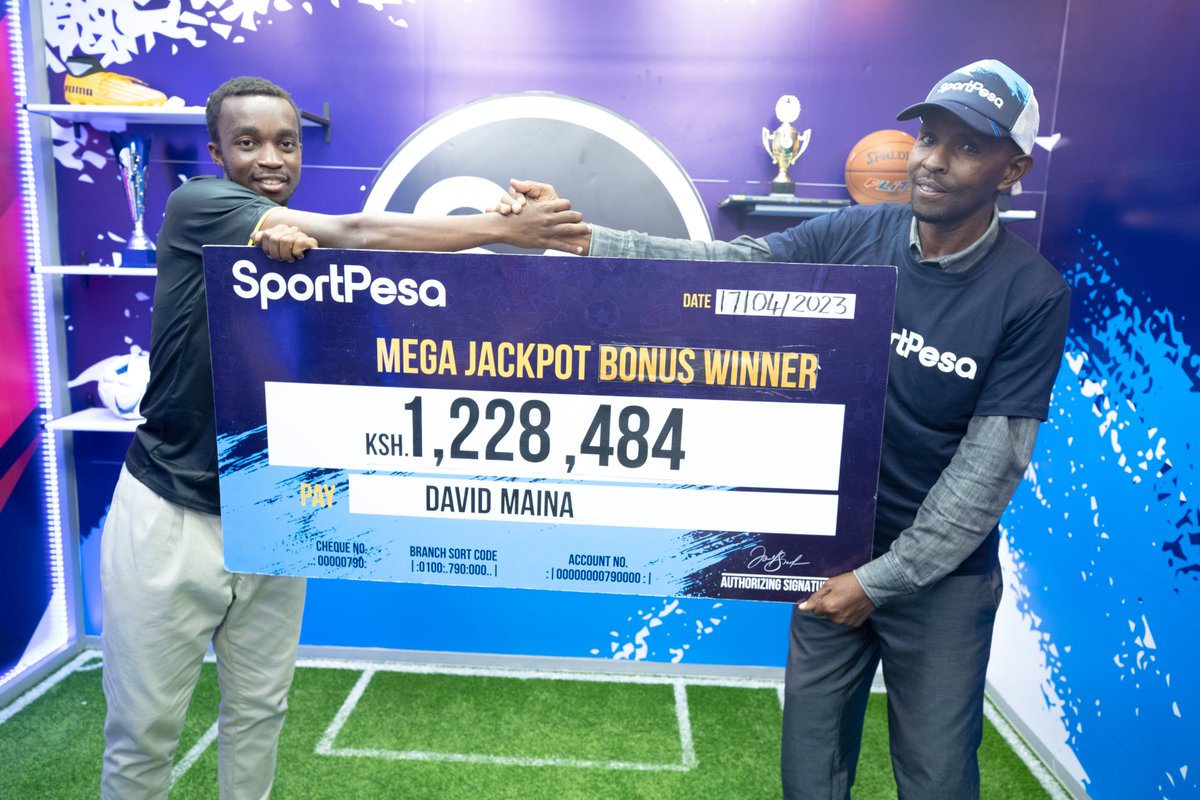 🤝Meet David Maina Kshs. 1,228,484 Mega Jackpot Bonus Winner!👏

Ametu-show story sad, vile ali-loose biz yake but sasa ame-get starting capital na ataanza biz yake tena ASAP🙏💯

Pia wewe unaweza change story yako na 99 bob!

Changamkia Midweek Jackpot: https://t.co/hxILkSbReQ 