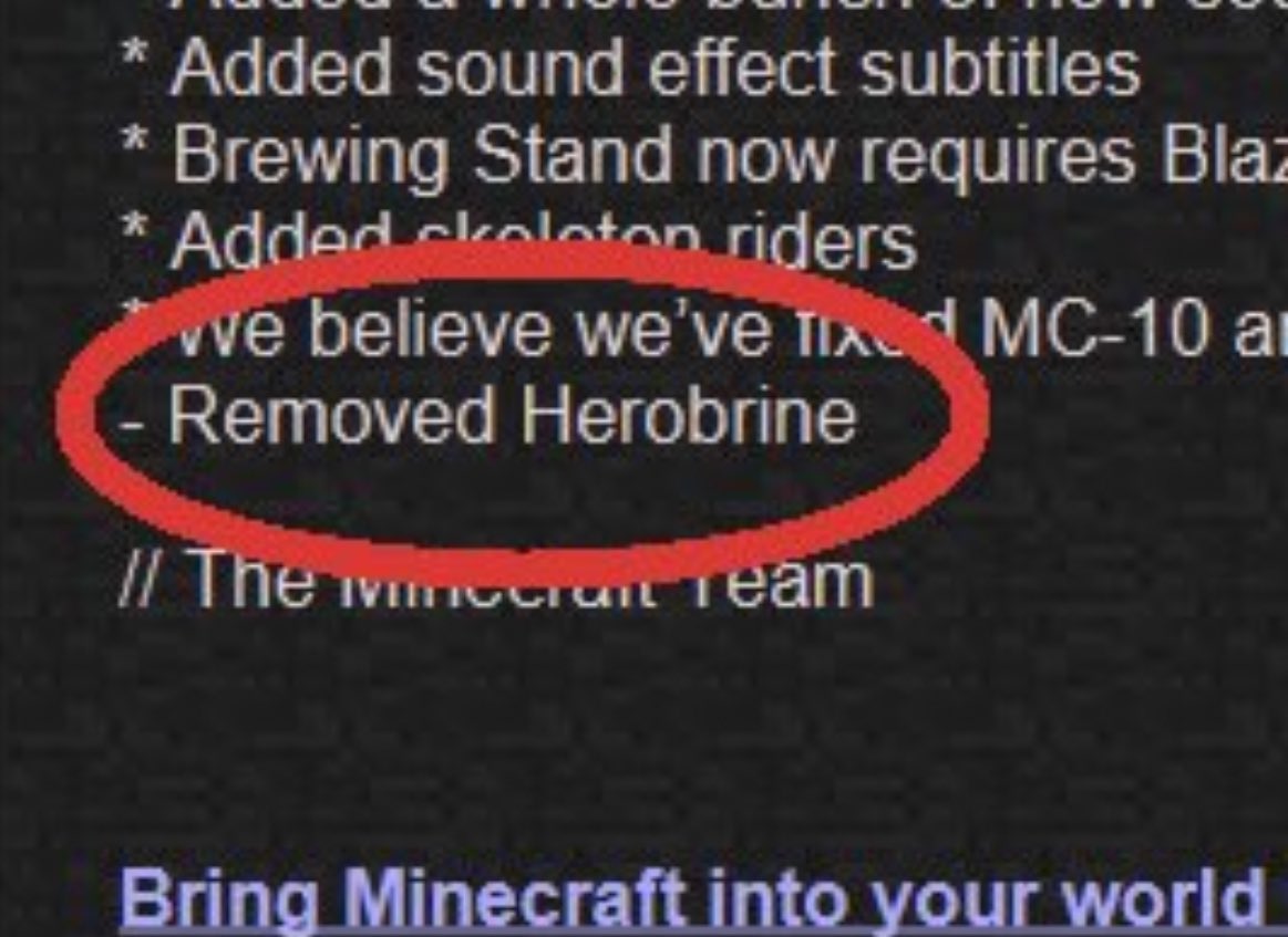 Like this if you think Herobrine is real… 