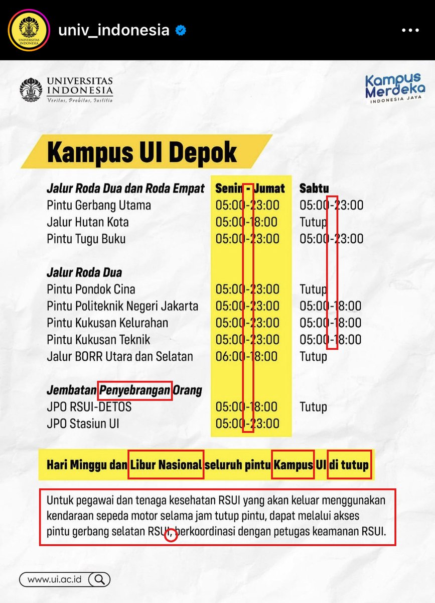 Mari kita belajar dari salah satu publikasi @univ_indonesia di Instagram berikut.

1. Gunakan tanda pisah (—) alih-alih tanda hubung (-) di antara dua bilangan, tanggal (hari, bulan, tahun), atau tempat yang berarti ‘sampai dengan’ atau ‘sampai ke’. 