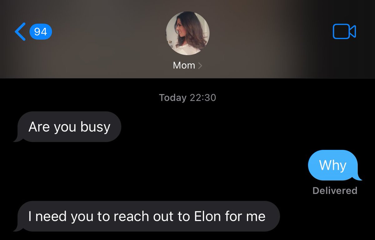 Not sure who my mom thinks I am 