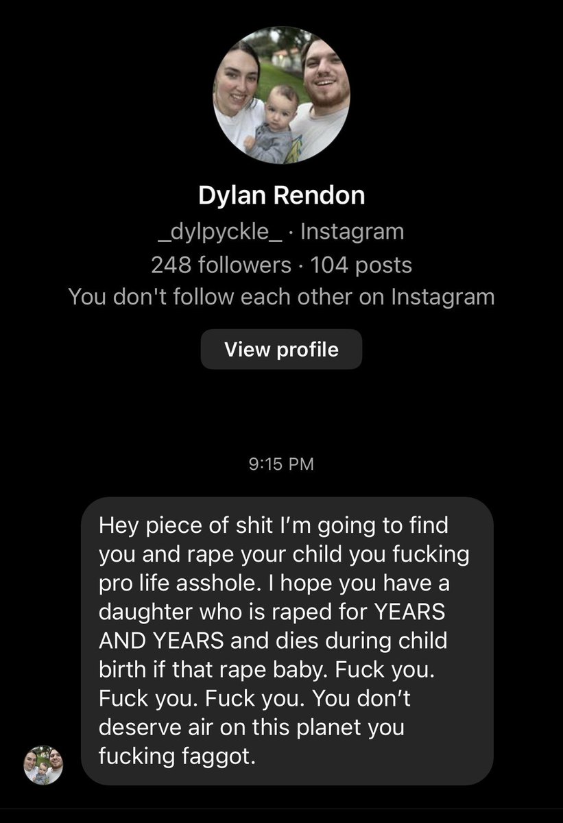 A husband and father reached out with some feedback on my pro-life position. 
