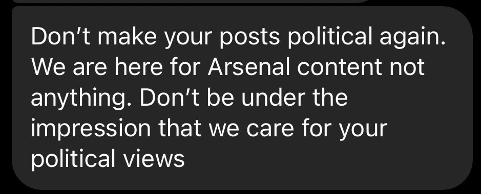I’ve just received this message via Instagram on my Ødegaard post tonight.

I’m actually lost for words. 