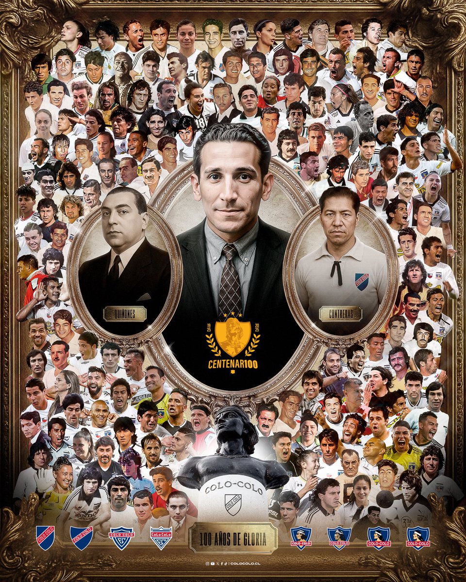 𝟏𝟎𝟎 AÑOS 𝐃𝐄 𝐆𝐋𝐎𝐑𝐈𝐀⚪⚫🏆

Valientes, fuertes y grandes, conmemoramos cien años de una historia construida por caciques legendarios que nos han llevado por la senda triunfal ⚪️⚫️ 

Cien años de gloria nacidos de la rebeldía, iluminados por una antorcha inmensa y 