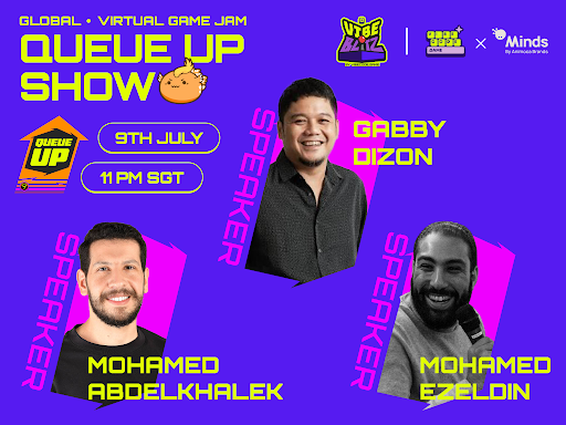 🎮 QUEUE UP: Episode 6 is officially LIVE! 🎮

Tune in right now as @FallenCorpsez connects with @gabusch, @mohamedakhalik, and @mo_ezz14 to unpack everything about @hellominds_ by @animocabrands and the VibeBlitz Game Jam.

Don't miss it! Hop into the live X stream now. 
