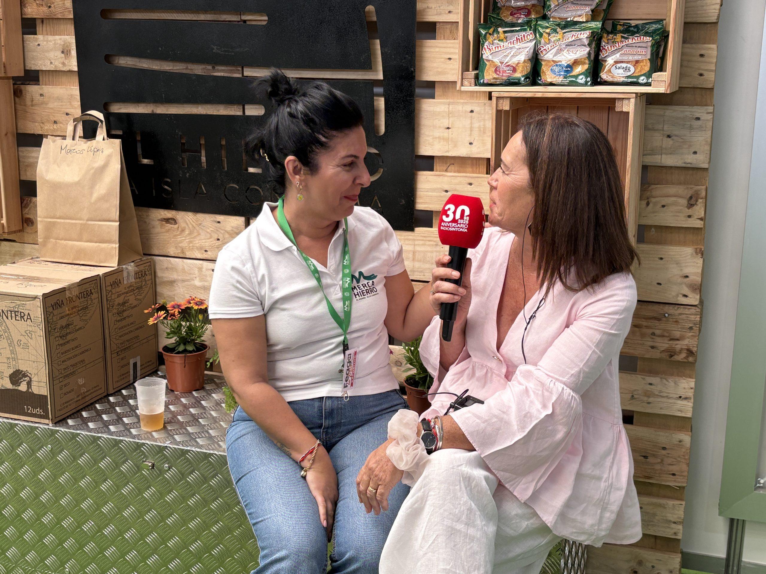 Entrevista stand de la isla de El Hierro