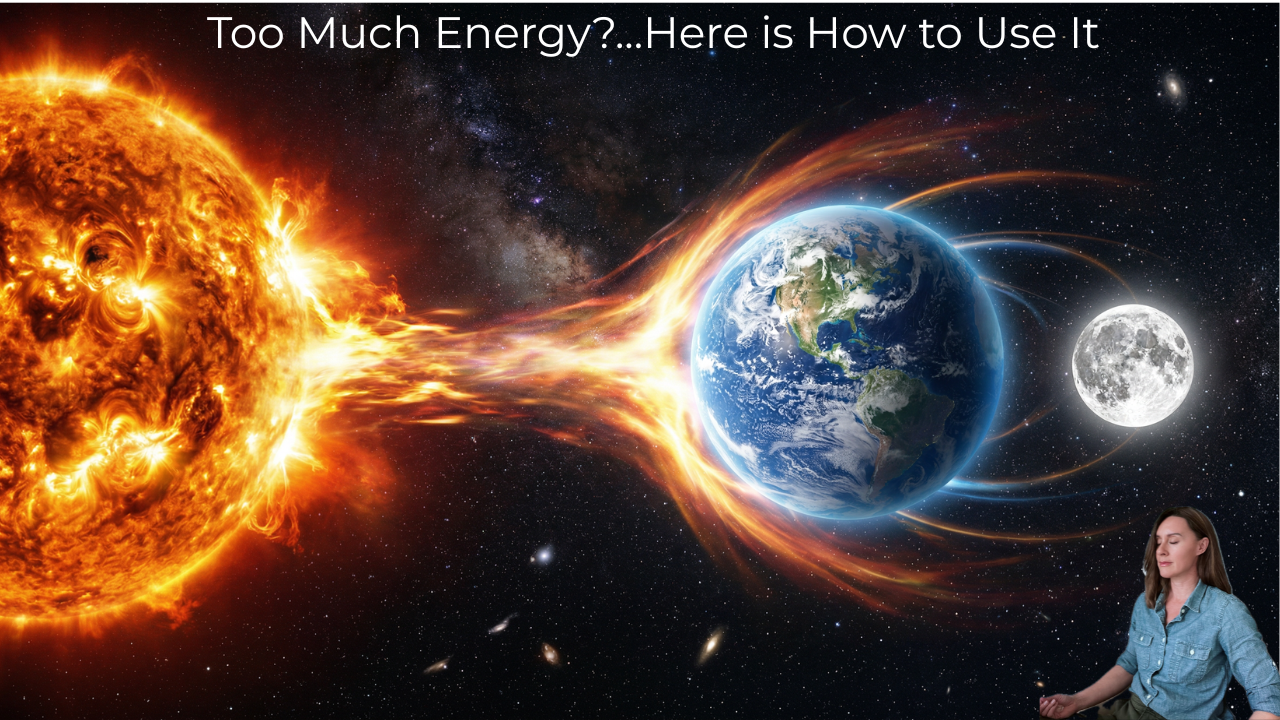 Full Moon, Solar Flares & Psychic Overload… Full Healing Inside