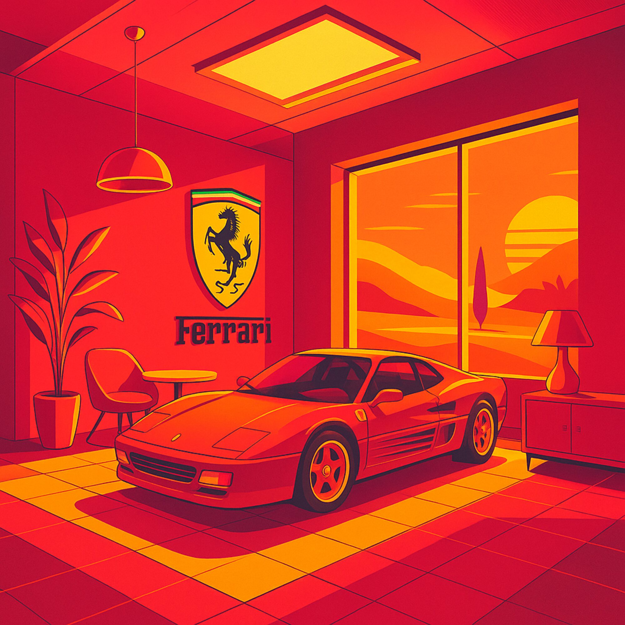Ferrari: Crafting legends where artistry meets adrenaline.