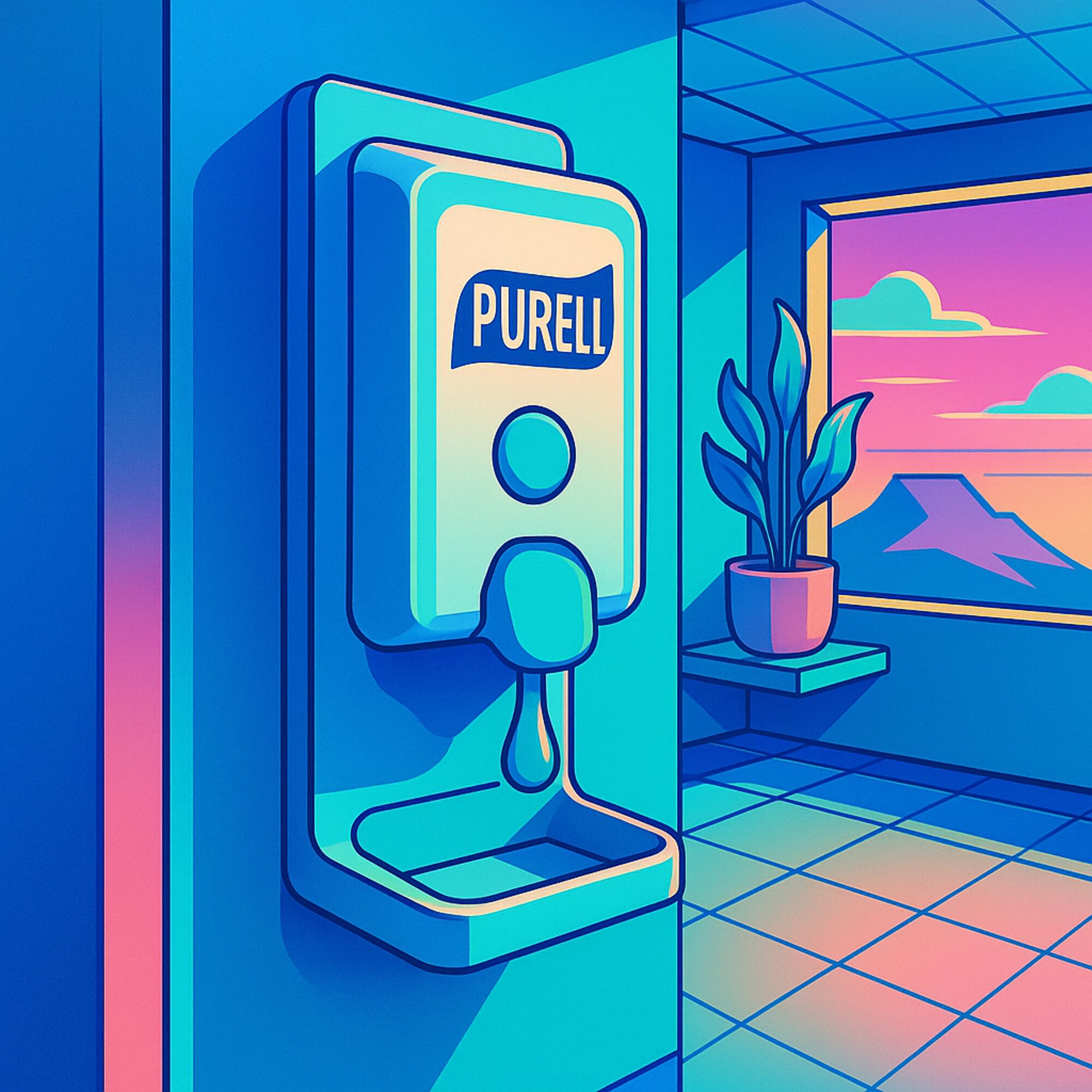 Purell: The invisible shield in the palm of your hand.