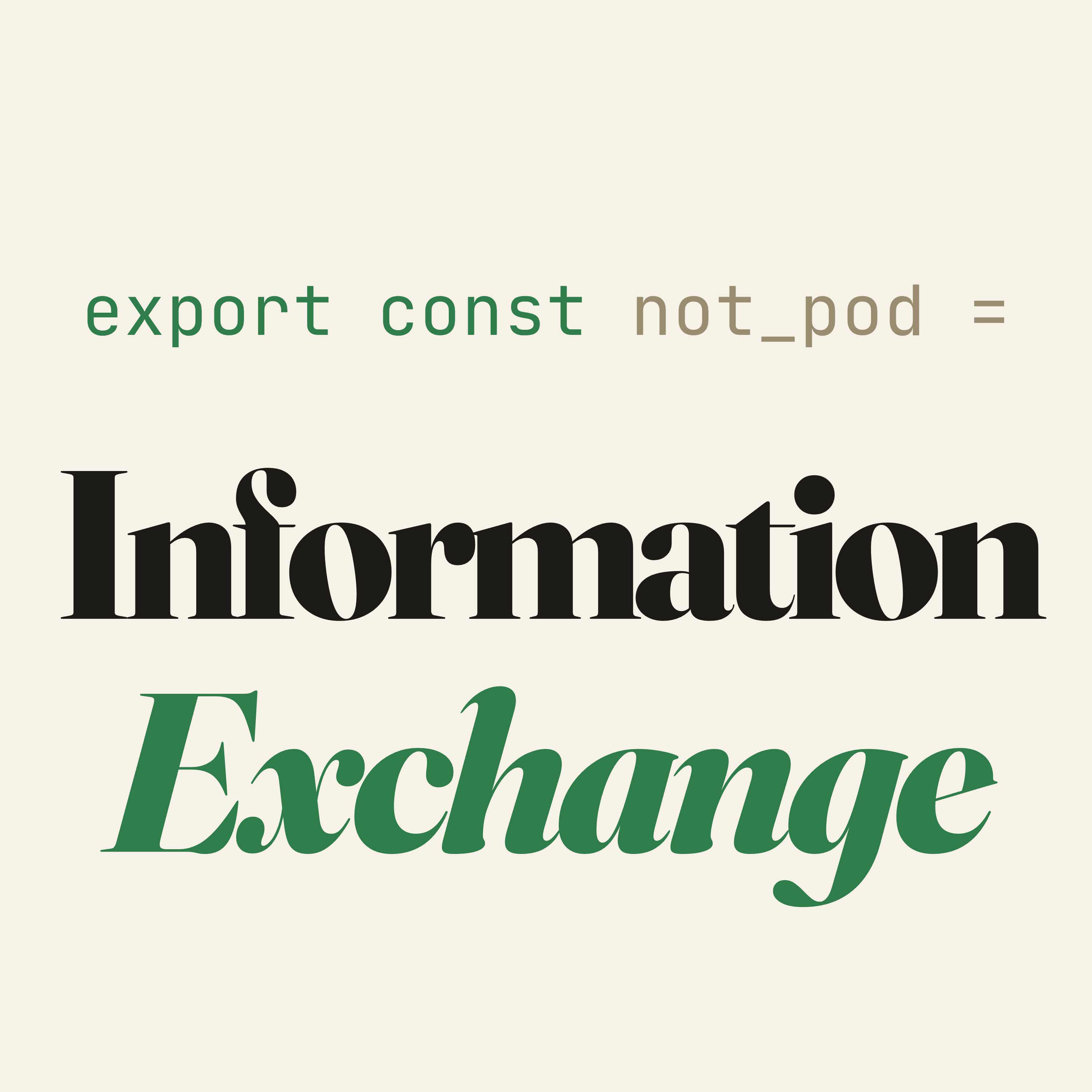 The Information Exchange