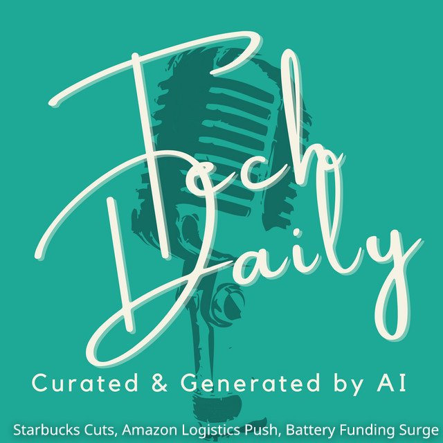 Starbucks Cuts, Amazon Logistics Push, Battery Funding Surge