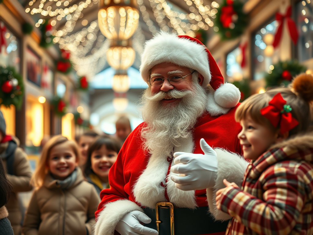 19-Der Weihnachtsmann im Kaufhaus
